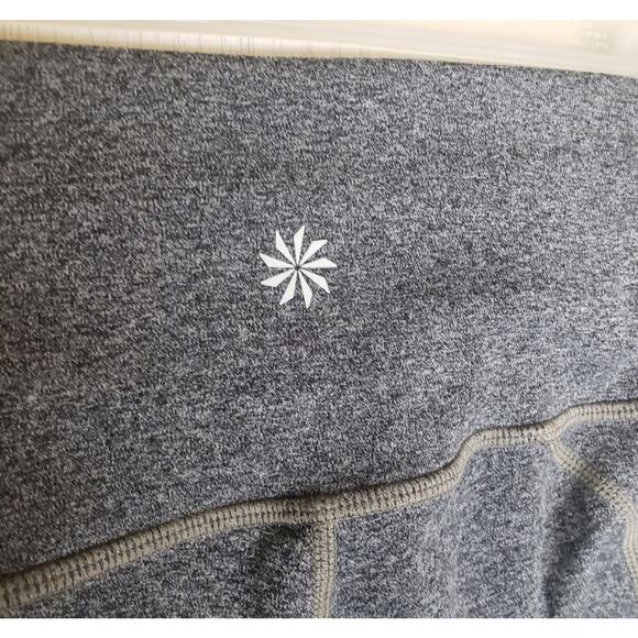 Athleta gray cropped workout exercise leggings size small - Picture 4 of 8